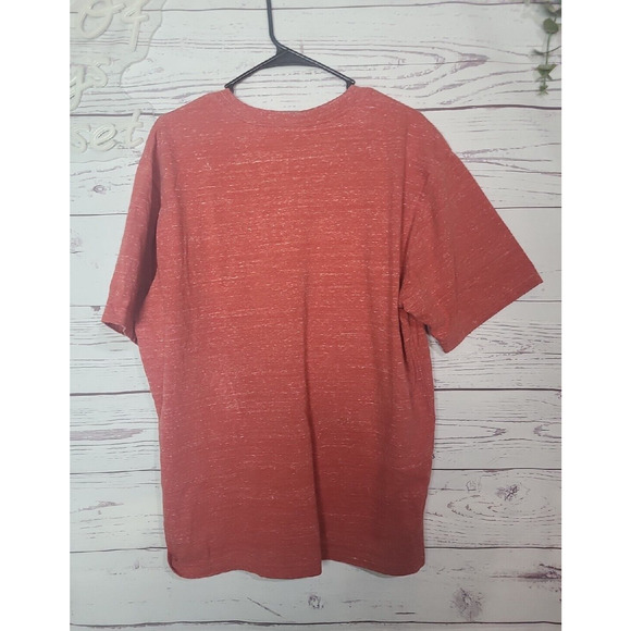 Carhartt K87 Red Workwear Crew Neck Short Sleeve Pocket T-Shirt Men's Size Large - Picture 2 of 5